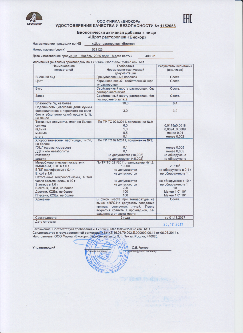Паспорт №112025